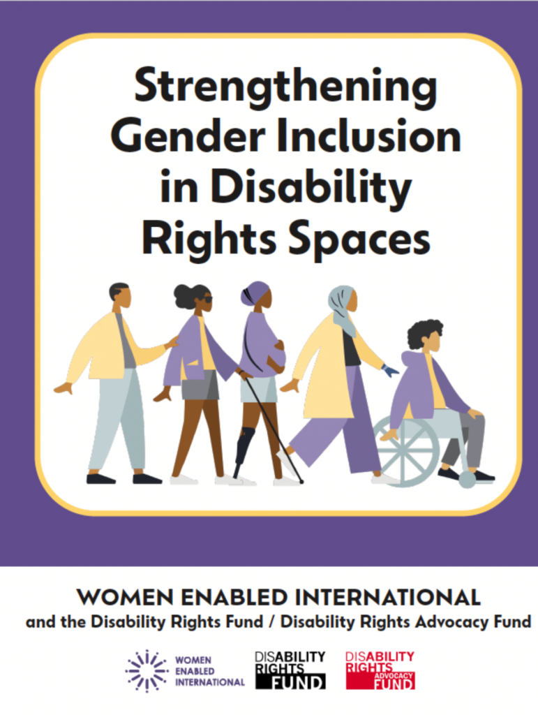 Strengthening Gender Inclusion in Disability Rights Spaces Report Cover